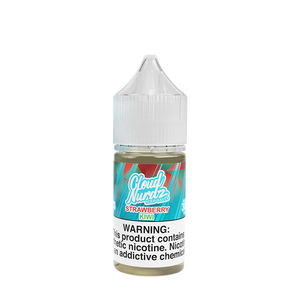 Cloud Nurdz Iced Strawberry Kiwi 30mL salt nicotine e-liquid bottle