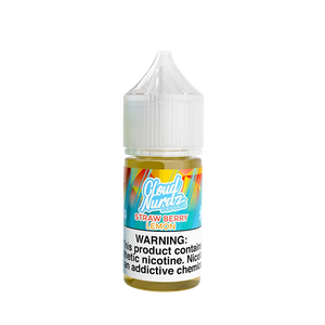 Cloud Nurdz Iced Strawberry Lemon 30mL salt nicotine e-liquid bottle