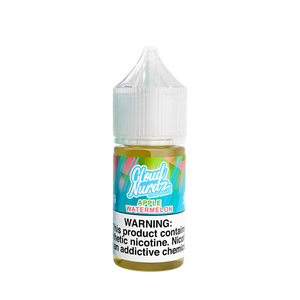 Cloud Nurdz Iced Watermelon Apple 30mL salt nicotine e-liquid bottle