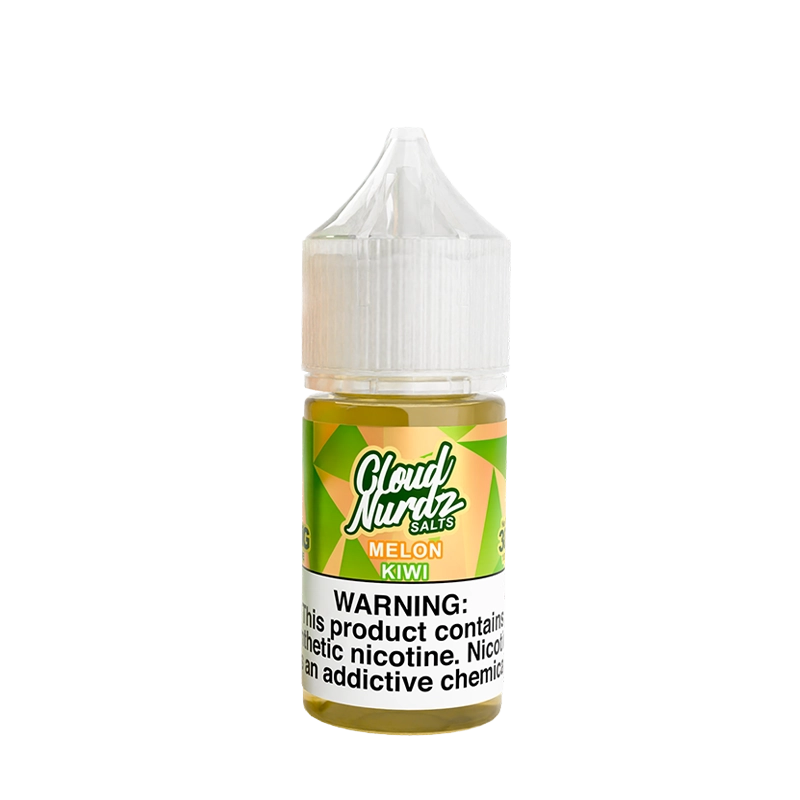 Cloud Nurdz Melon Kiwi 30mL salt nicotine e-liquid bottle