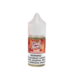 Cloud Nurdz Peach Dragon Fruit 30mL salt nicotine e-liquid bottle