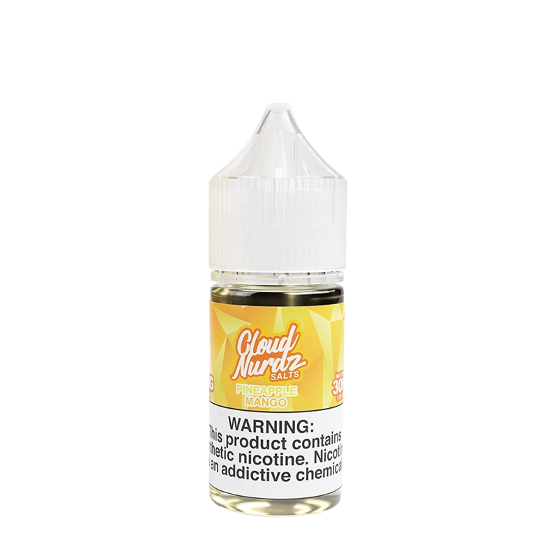Cloud Nurdz Iced Pineapple Mango 30mL salt nicotine e-liquid bottle