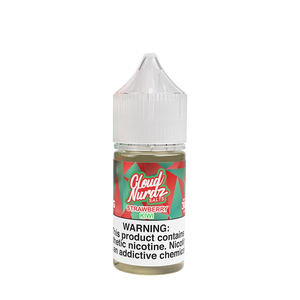 Cloud Nurdz Strawberry Kiwi 30mL salt nicotine e-liquid bottle