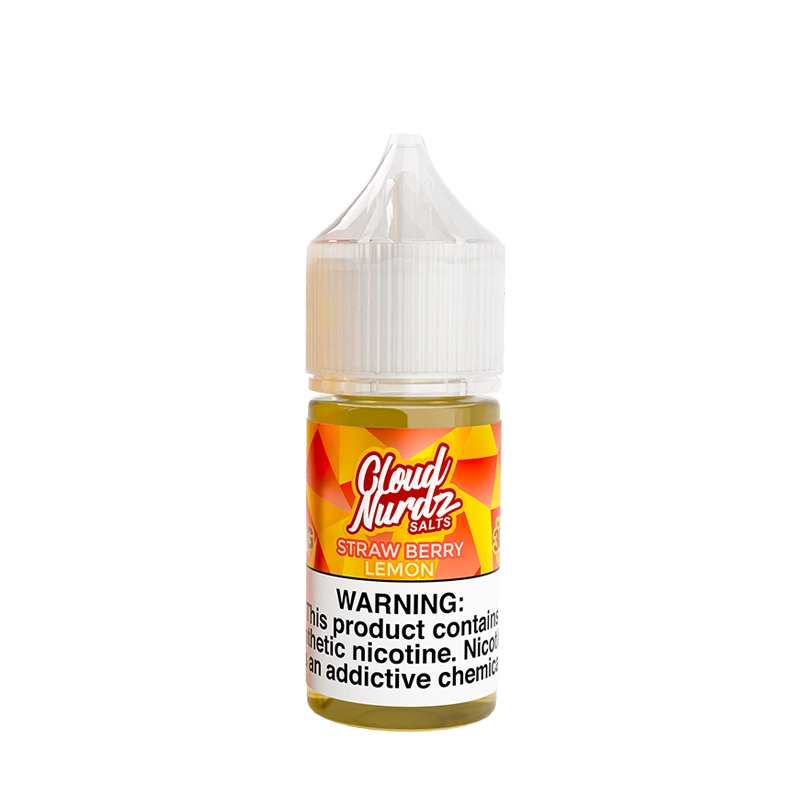 Cloud Nurdz Strawberry Lemon 30mL salt nicotine e-liquid bottle