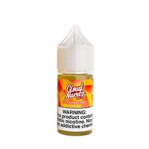 Cloud Nurdz Strawberry Lemon 30mL salt nicotine e-liquid bottle