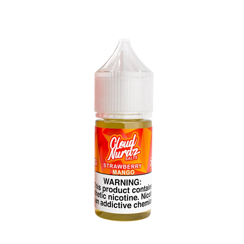 Cloud Nurdz Strawberry Mango 30mL salt nicotine e-liquid bottle