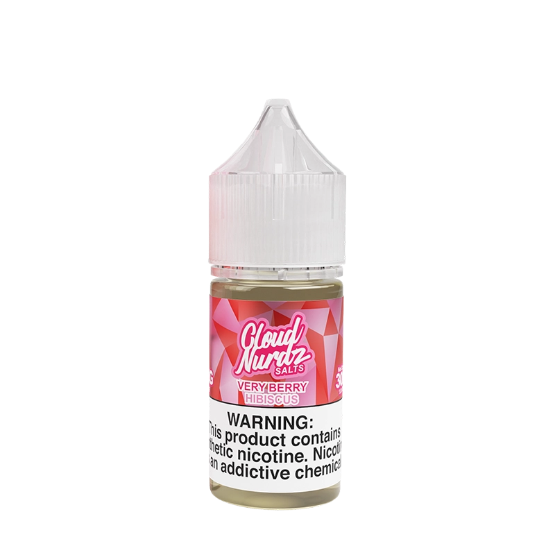 Cloud Nurdz Very Berry Hibiscus 30mL salt nicotine e-liquid bottle