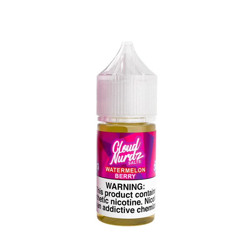 Cloud Nurdz Watermelon Berry 30mL salt nicotine e-liquid bottle