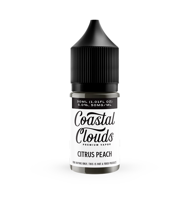 Coastal Clouds Salt - Citrus Peach 30mL