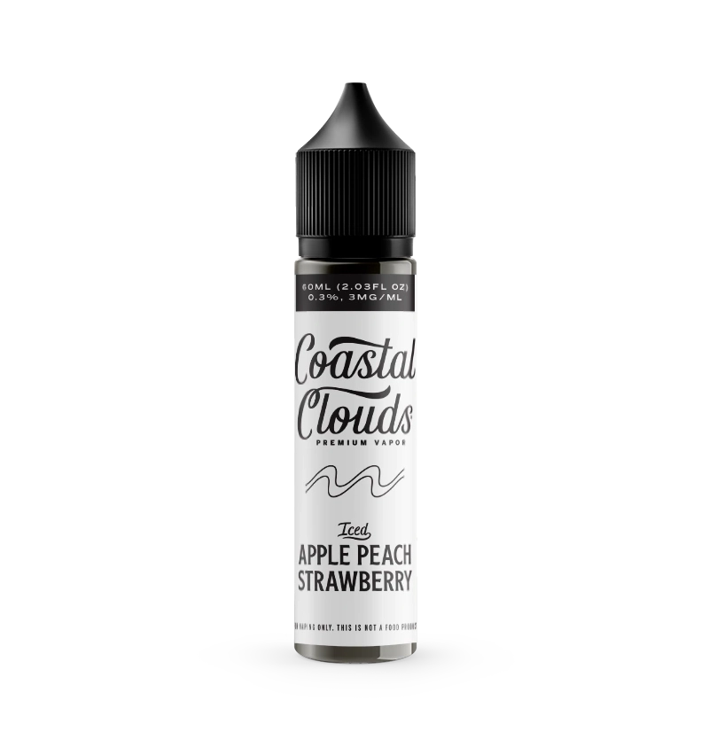 Coastal Clouds - Apple Peach Strawberry 60mL