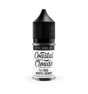 Coastal Clouds Salt - Iced Red White And Berry 30mL