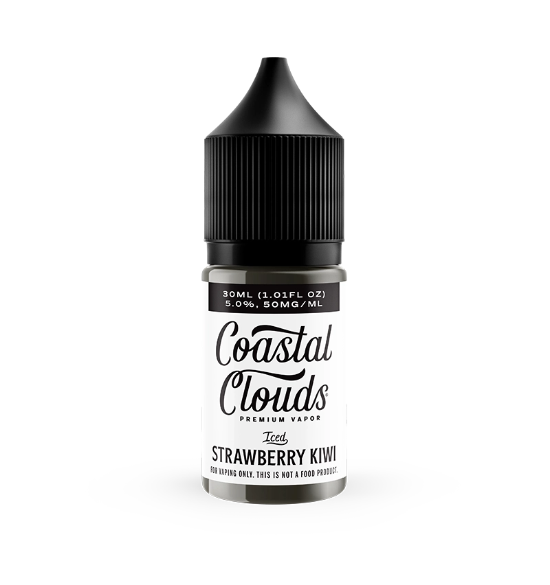 Coastal Clouds Salt - Iced Strawberry Kiwi 30mL