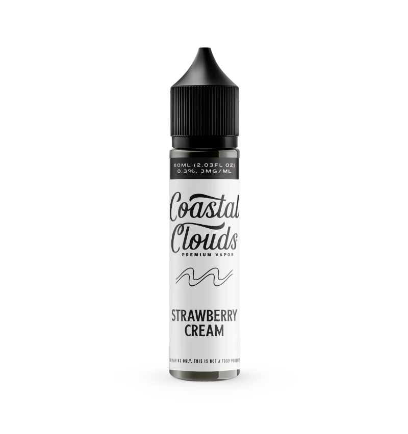 Coastal Clouds - Strawberry Cream 60mL