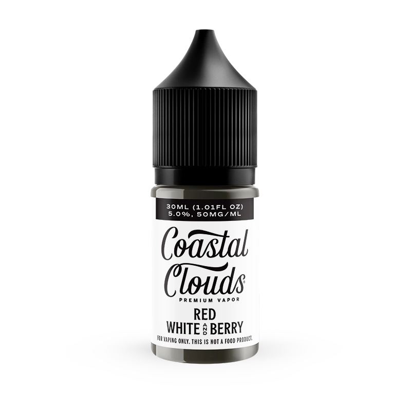 Coastal Clouds Salt - Red White And Berry 30mL - Vape Demand