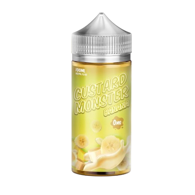 Custard Monster Banana 100mL e-liquid bottle