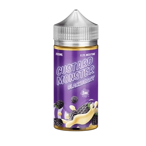 Custard Monster Blackberry 100mL e-liquid bottle