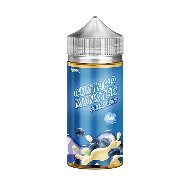 Custard Monster Blueberry 100mL e-liquid bottle
