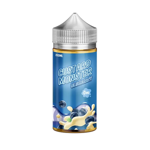 Custard Monster Blueberry 100mL e-liquid bottle