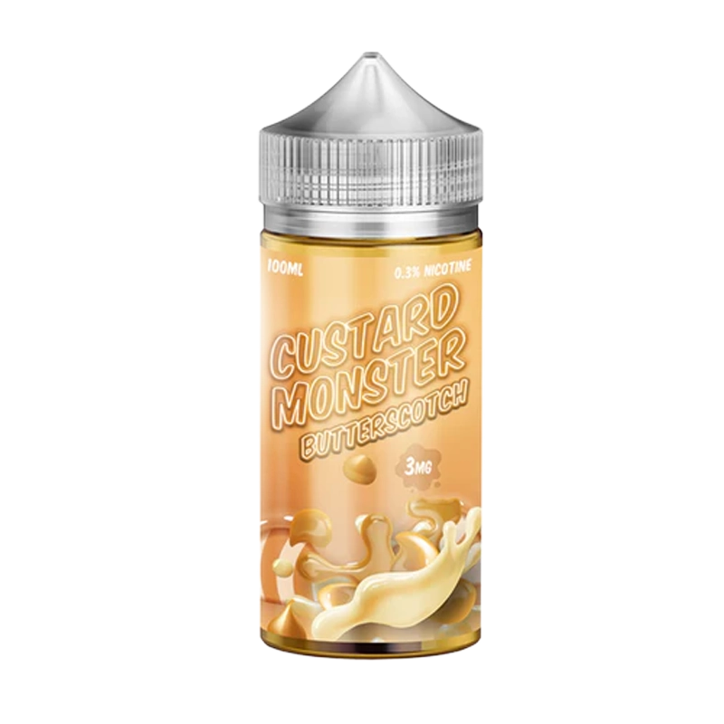 Custard Monster Butterscotch 100mL e-liquid bottle