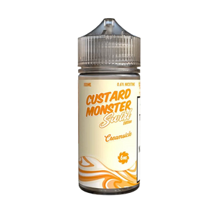 Custard Monster Creamsicle Swirl 100mL e-liquid bottle