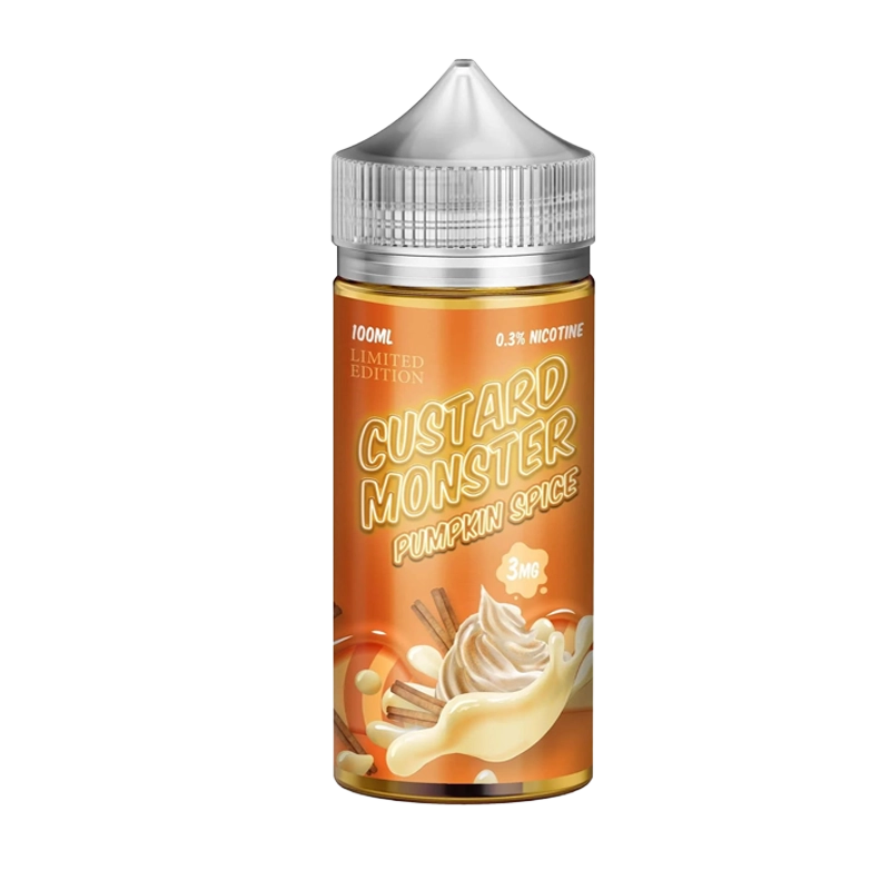Custard Monster Pumpkin Spice 100mL e-liquid bottle