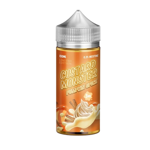 Custard Monster Pumpkin Spice 100mL e-liquid bottle