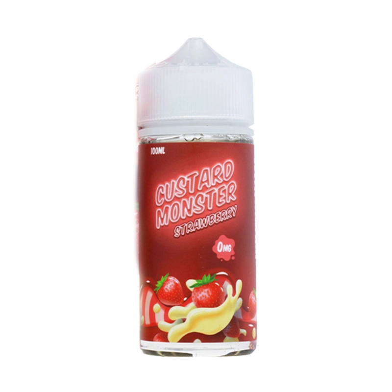 Custard Monster Strawberry 100mL e-liquid bottle