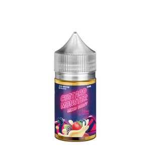 Custard Monster Mixed Berry 30mL salt nicotine e-liquid bottle