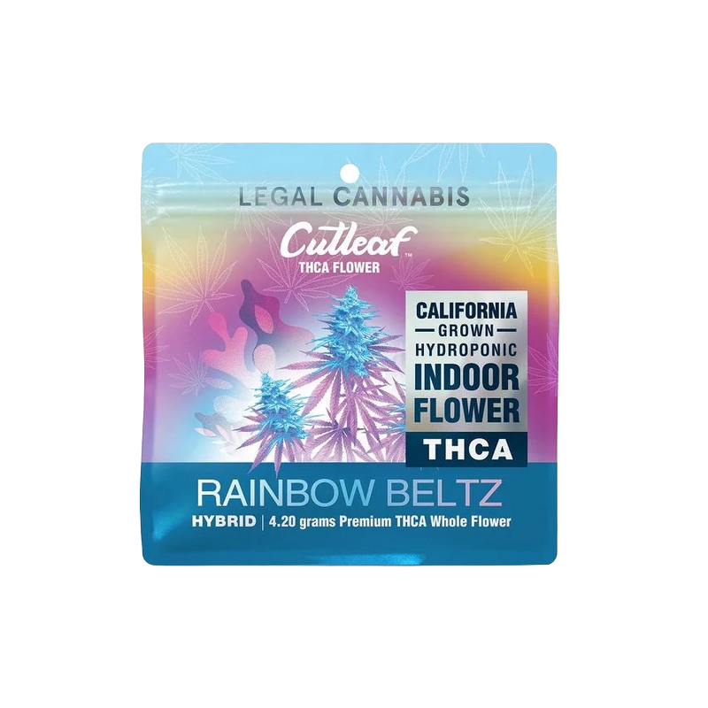 Cutleaf THCA Hemp Flower Indoor Exotics 4.2G package