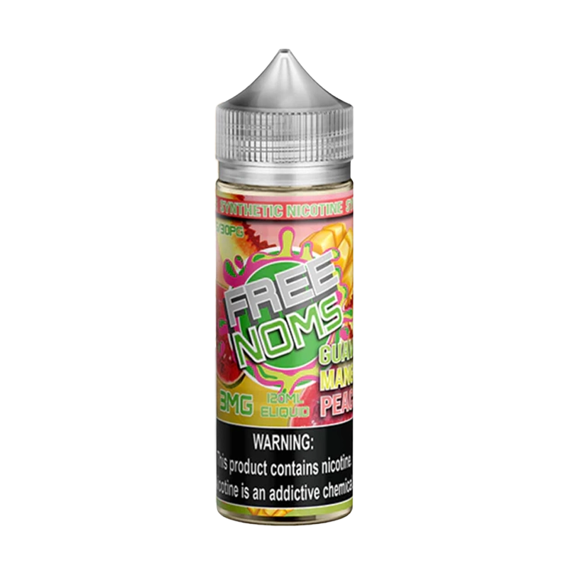 Free Noms TFN Guava Mango Peach 120mL tobacco-free nicotine e-liquid bottle