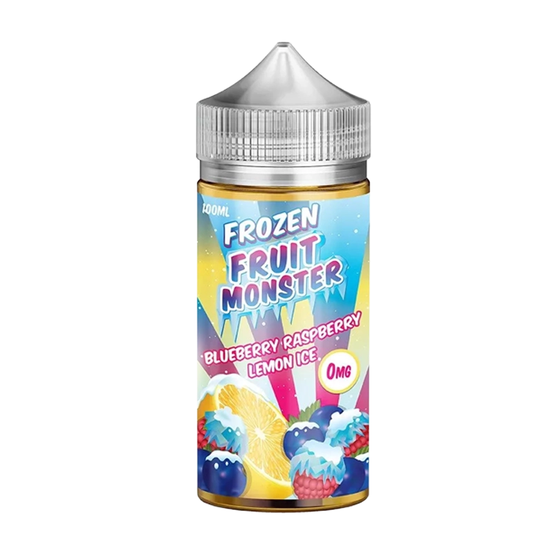 Frozen Fruit Monster Blueberry Raspberry Lemon Ice 100mL e-liquid bottle