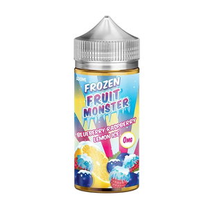 Frozen Fruit Monster Blueberry Raspberry Lemon Ice 100mL e-liquid bottle