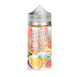 Frozen Fruit Monster Passionfruit Orange Guava Ice 100mL e-liquid bottle