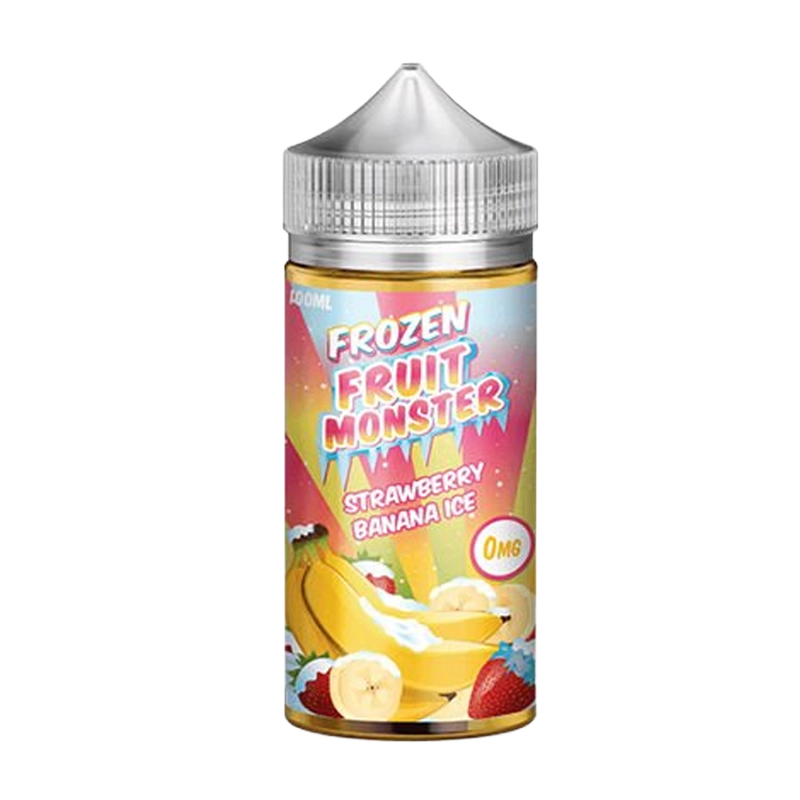 Frozen Fruit Monster Strawberry Banana Ice 100mL e-liquid bottle