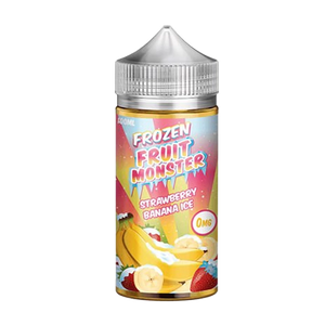 Frozen Fruit Monster Strawberry Banana Ice 100mL e-liquid bottle