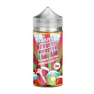Frozen Fruit Monster Strawberry Kiwi Pomegranate Ice 100mL e-liquid bottle