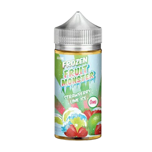 Frozen Fruit Monster Strawberry Lime Ice 100mL e-liquid bottle