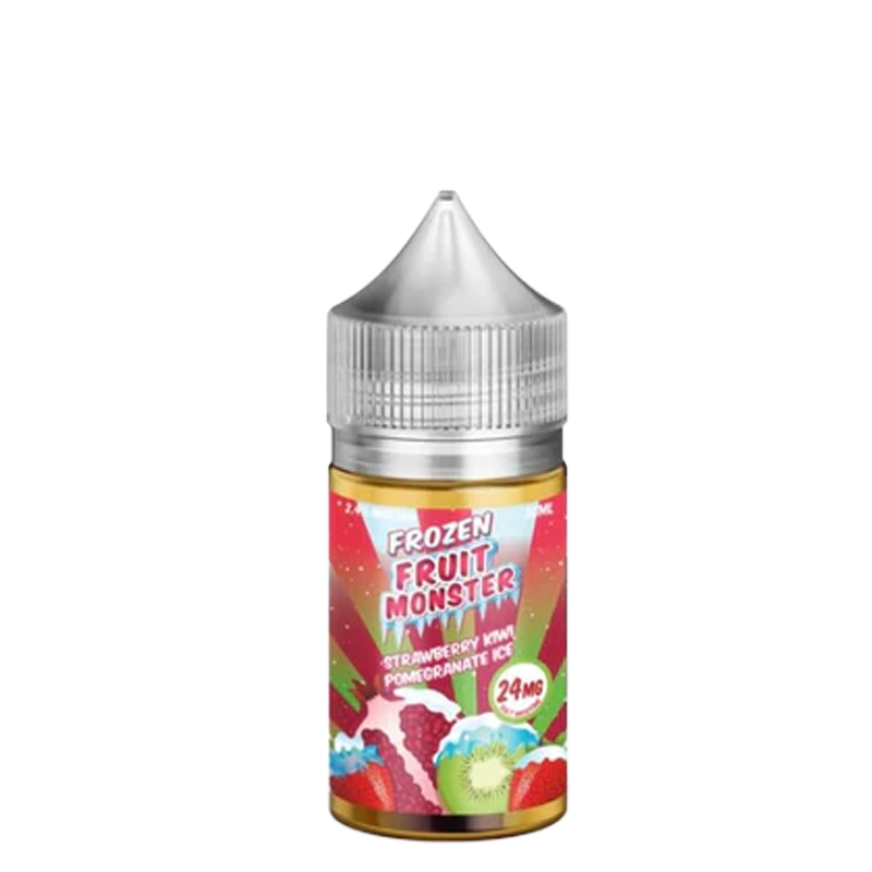 Frozen Fruit Monster Strawberry Kiwi Pomegranate Ice 30mL salt nicotine e-liquid bottle