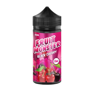 Fruit Monster Black Cherry 100mL e-liquid bottle