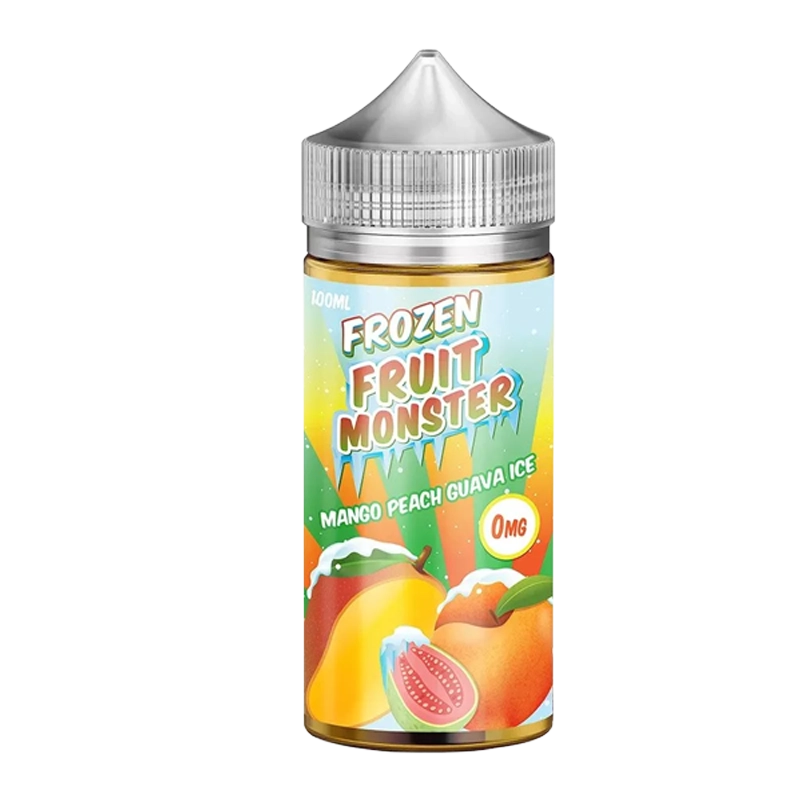 Fruit Monster Mango Peach Guava 100mL e-liquid bottle