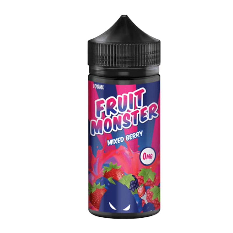 Fruit Monster Mixed Berry 100mL e-liquid bottle