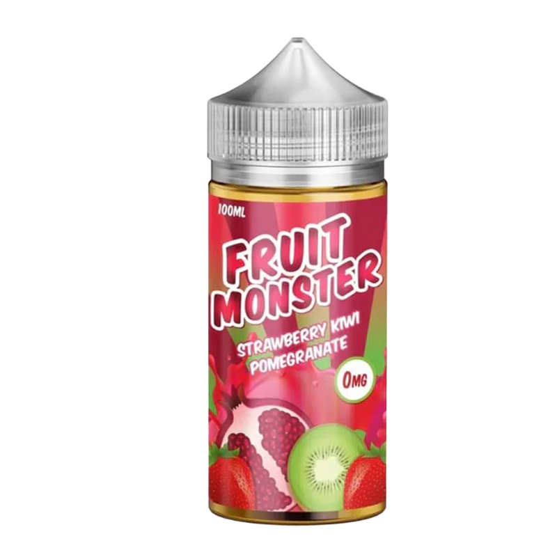 Fruit Monster Strawberry Kiwi Pomegranate 100mL e-liquid bottle