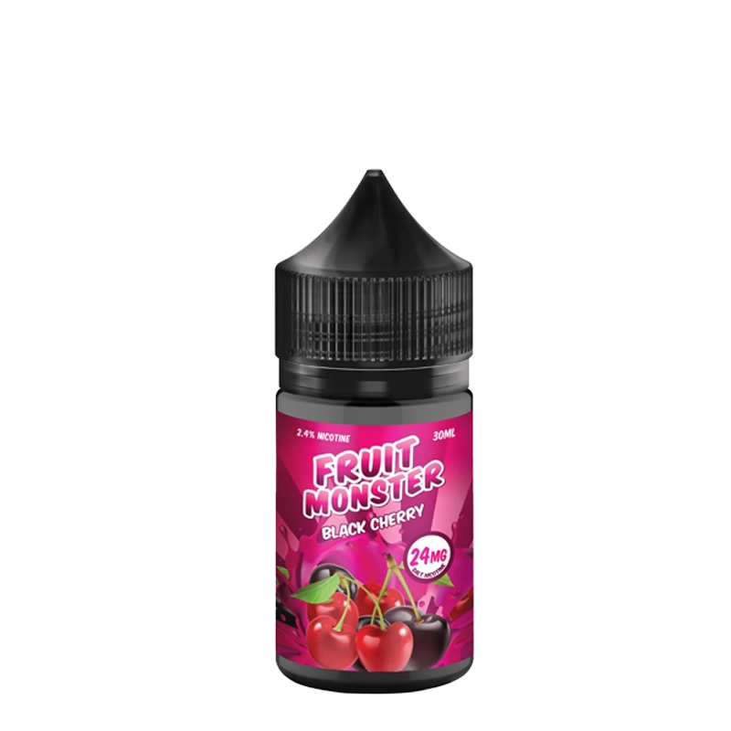 Fruit Monster Black Cherry 30mL salt nicotine e-liquid bottle