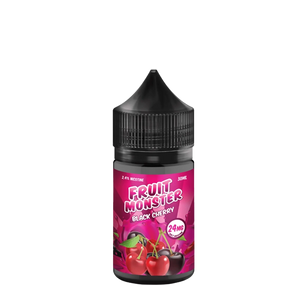 Fruit Monster Black Cherry 30mL salt nicotine e-liquid bottle