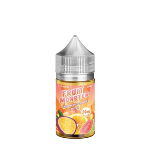 Fruit Monster Passionfruit Orange Guava 30mL salt nicotine e-liquid bottle
