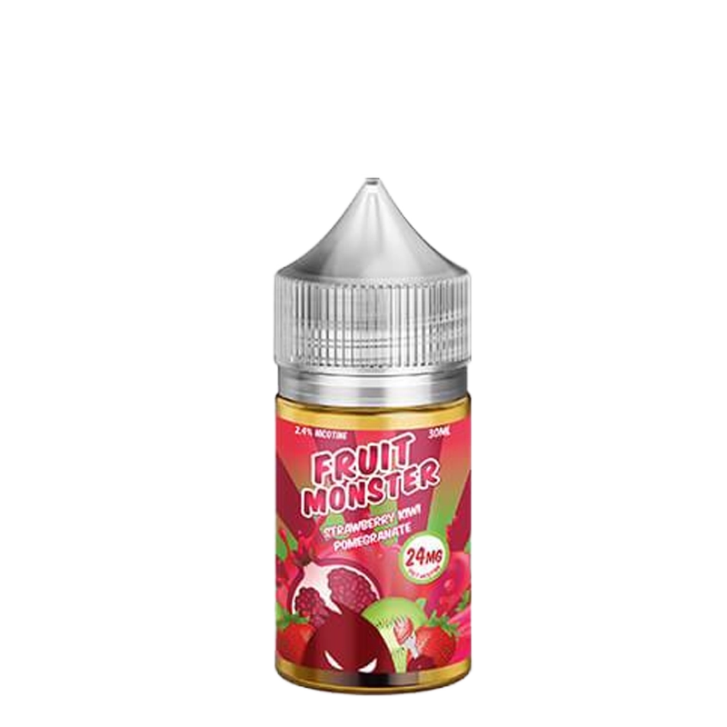 Fruit Monster Strawberry Kiwi Pomegranate 30mL salt nicotine e-liquid bottle