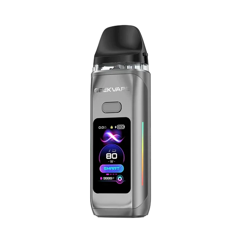 The GeekVape Digi Max Pod System Kit showcasing its large screen, substantial battery, and modern pod on a plain background.