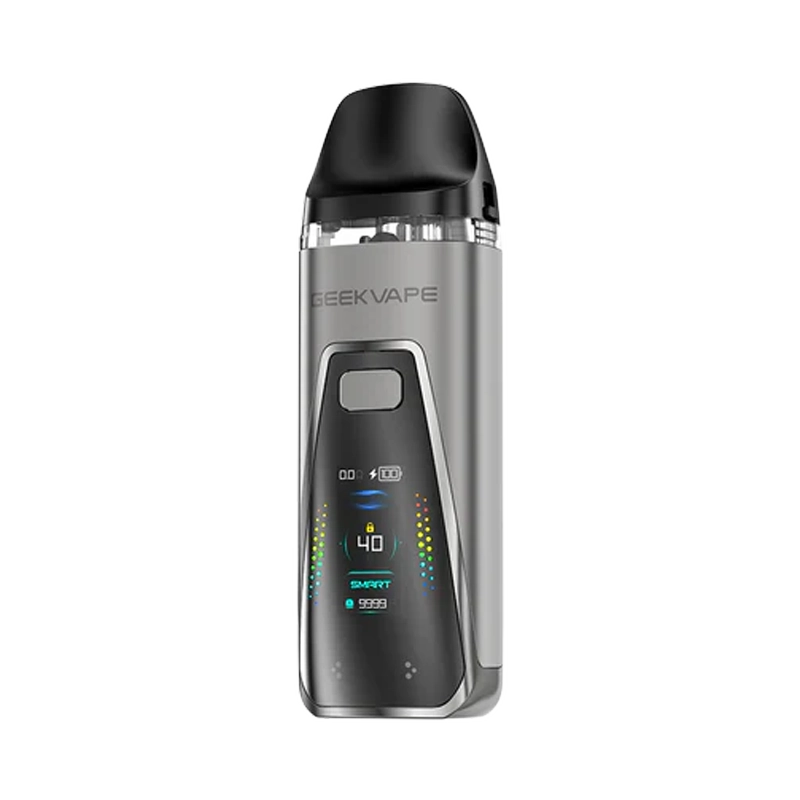 The GeekVape Digi Pro Pod System Kit, highlighting its digital screen, sleek pod, and modern chassis on a neutral background.