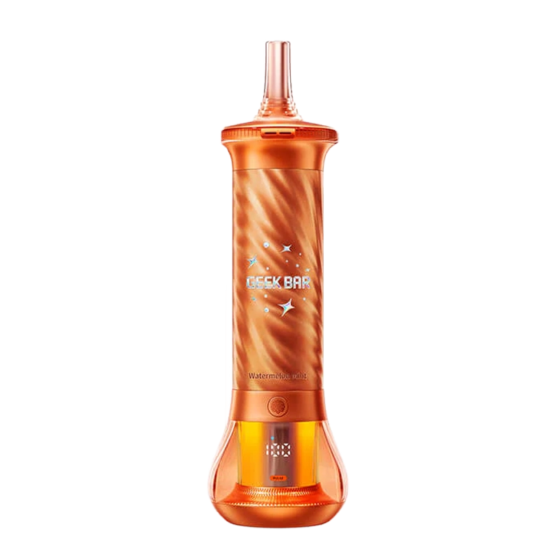 Geek Bar Burj 80000 Puff Disposable Hookah Vape - tall sleek device with smart display and premium shisha-inspired design.