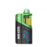 Geek Bar Clio Platinum 50K Disposable Kit - sleek metallic device with 360° dual display screen and transparent pod.